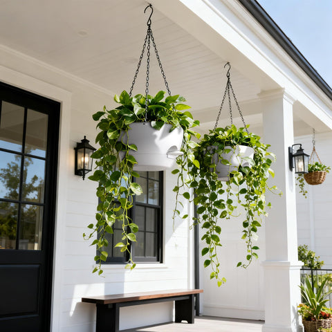 UOUZ removable 50oz reservoir hanging basket with spill-free refilling