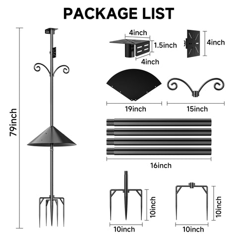 Uoveya dual bird houses setup supports two families