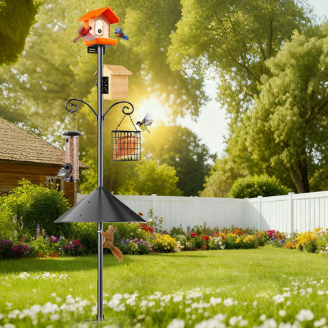 Uoveya heavy-duty garden stand ensures stability during winds