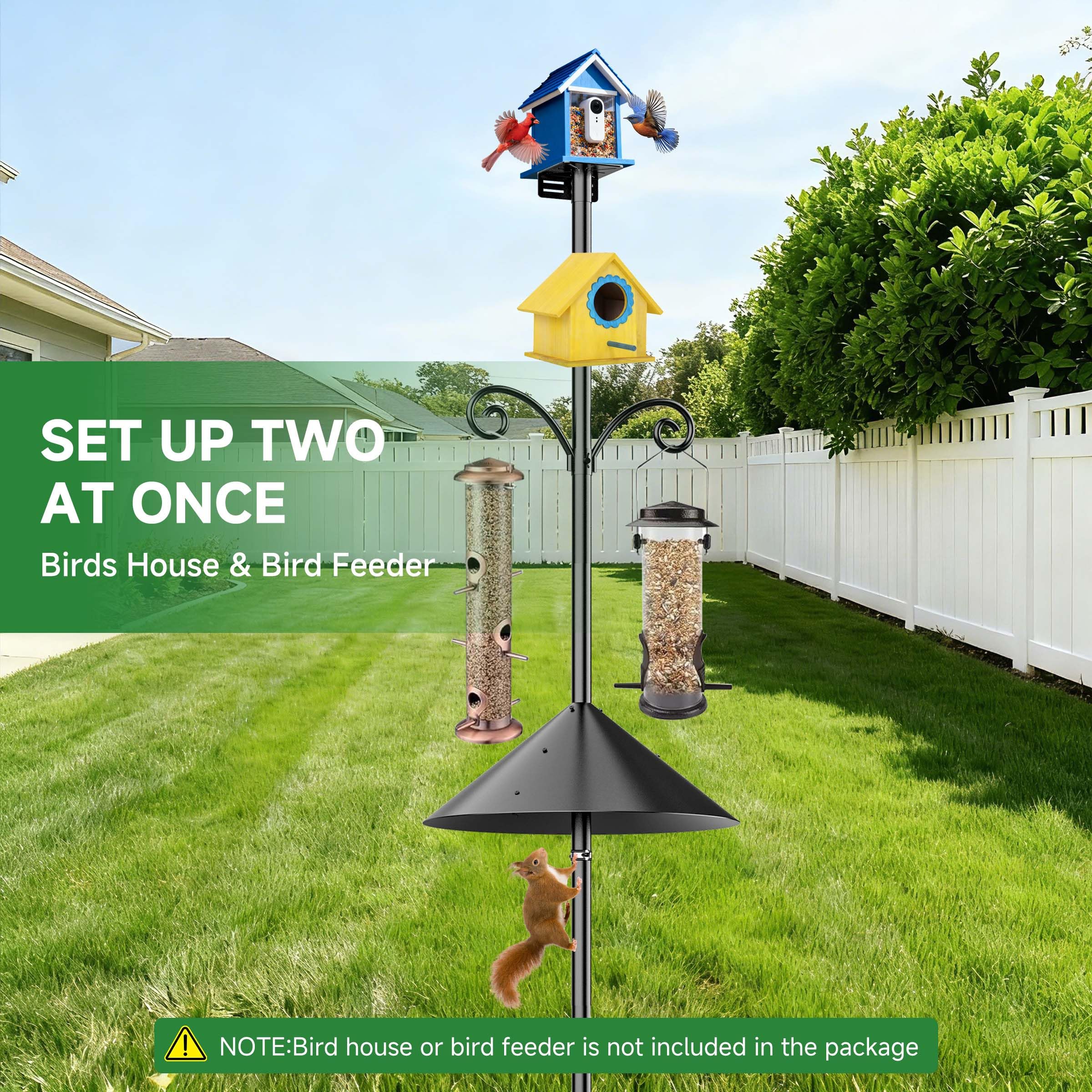 Uoveya outdoor feeding station creates a welcoming hub for birds
