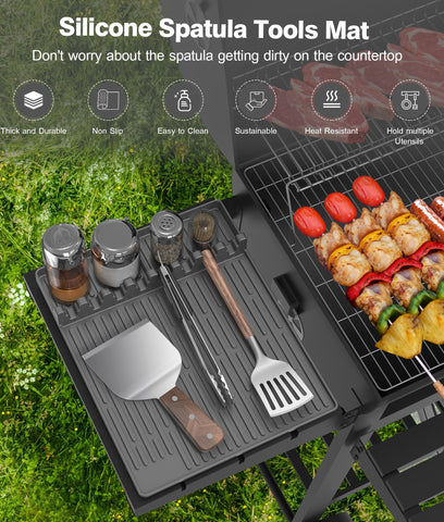 Uozuke mat close-up shows eight tool slots for quick access