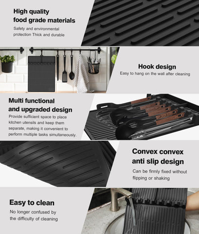 Uozuke mat heat resistant up to 450F for near stove or grill