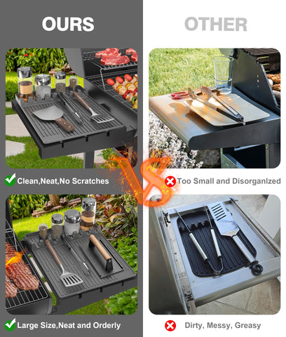 Uozuke mat stores flat for compact kitchen storage
