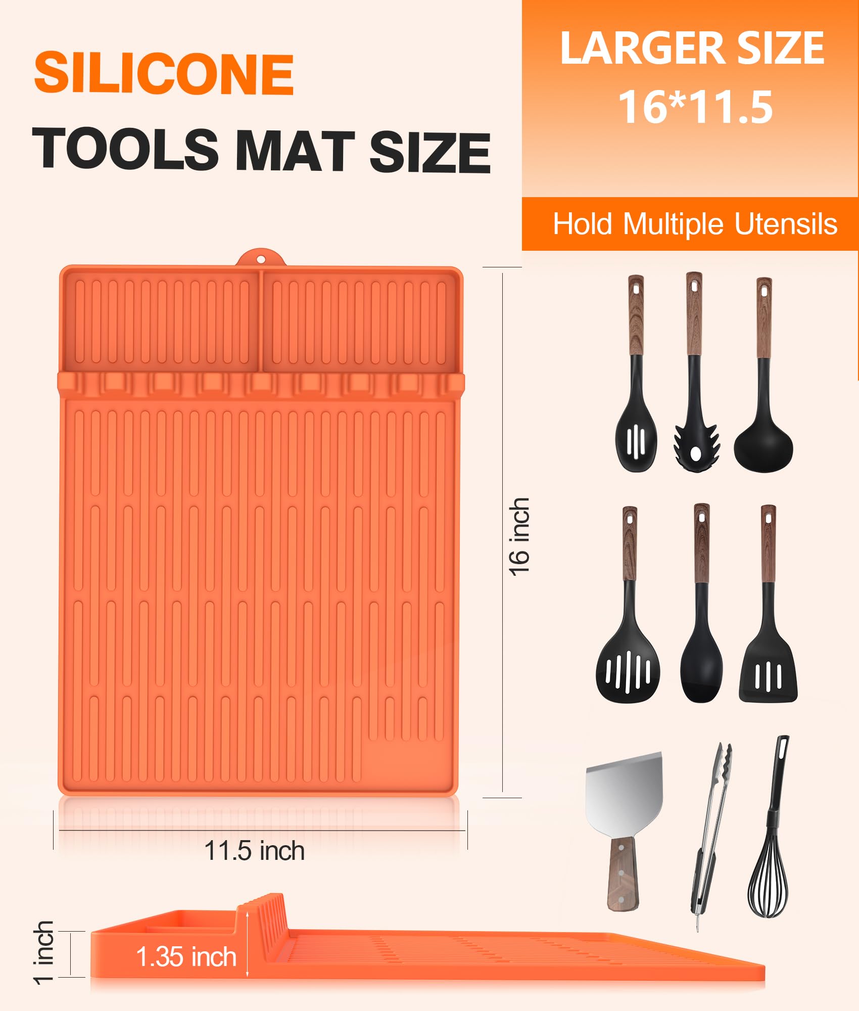 Uozuke mat with heat resistance near grill