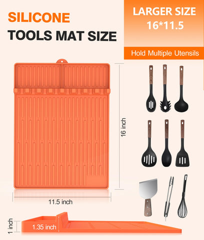 Uozuke mat with heat resistance near grill