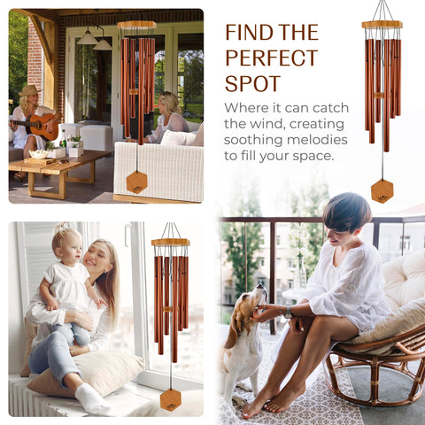 UpBlend Outdoors memorial wind chime supports reflective spaces for remembrance