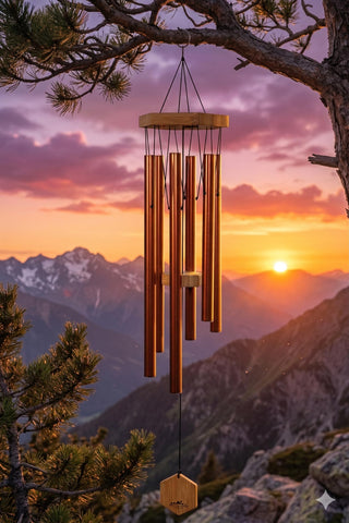 UpBlend Outdoors outdoor decor wind chime enhances garden settings with soft melodies