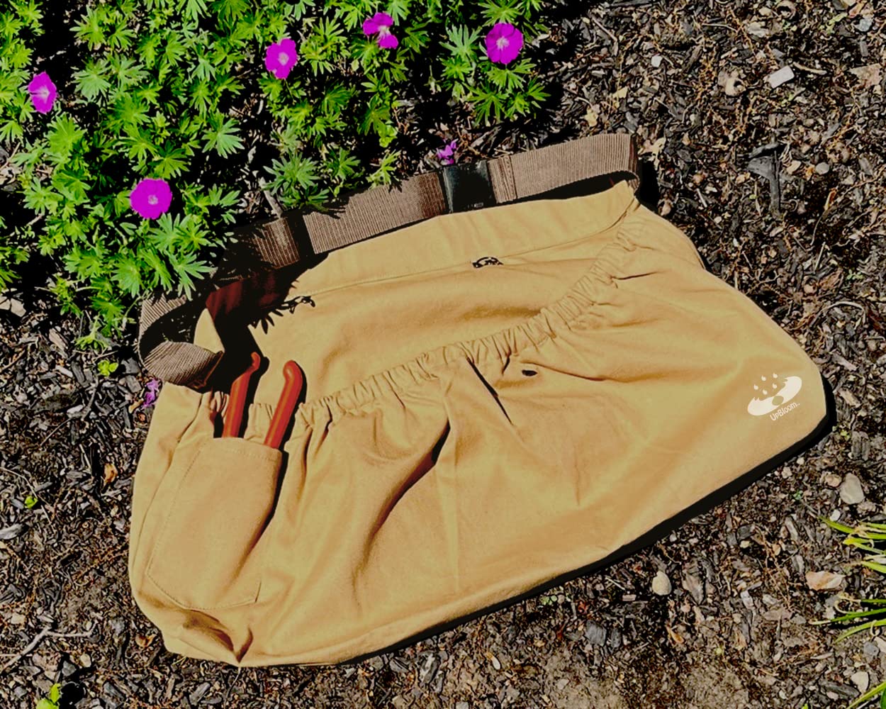 UpBloom foraging bag design supports collecting herbs and small harvests.
