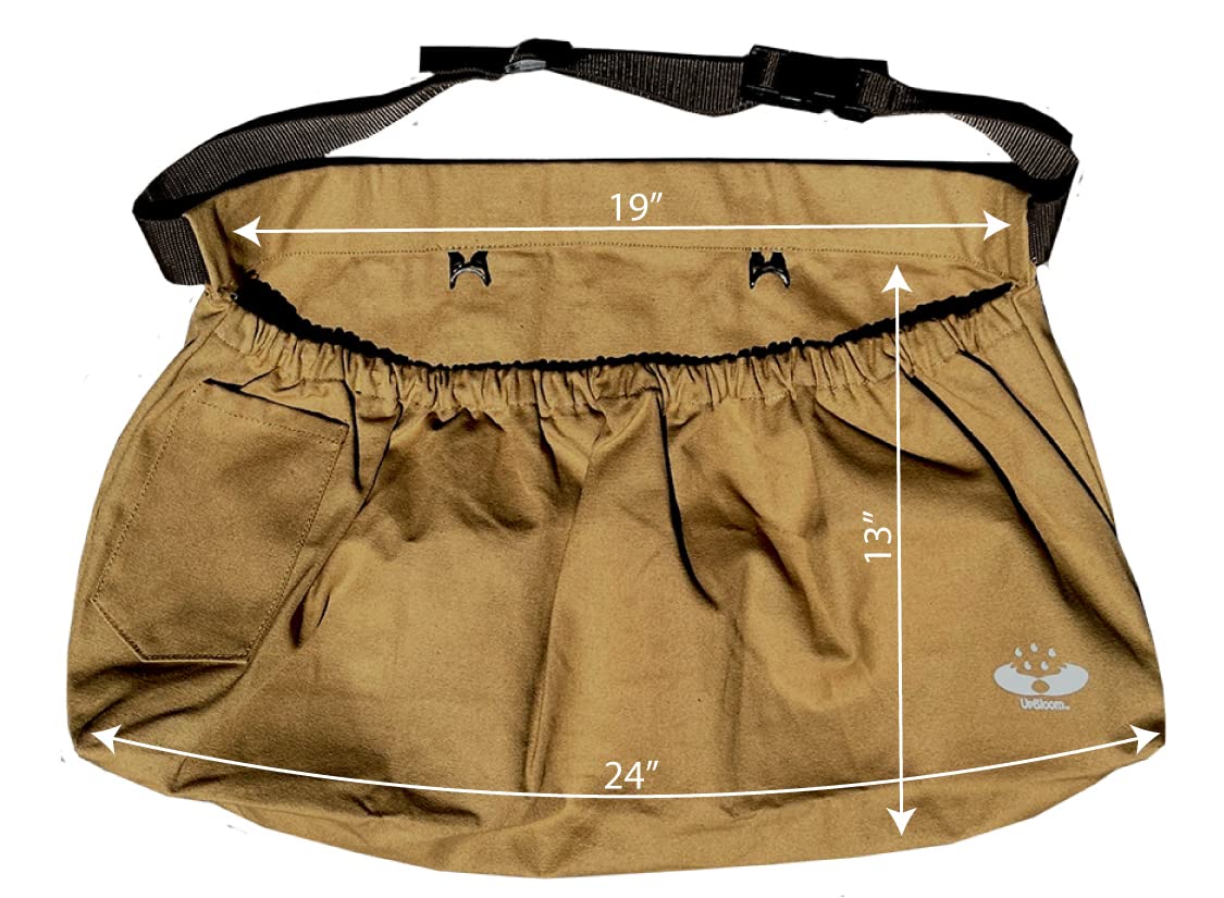 UpBloom USA-designed apron built from imported materials for sturdy garden use.