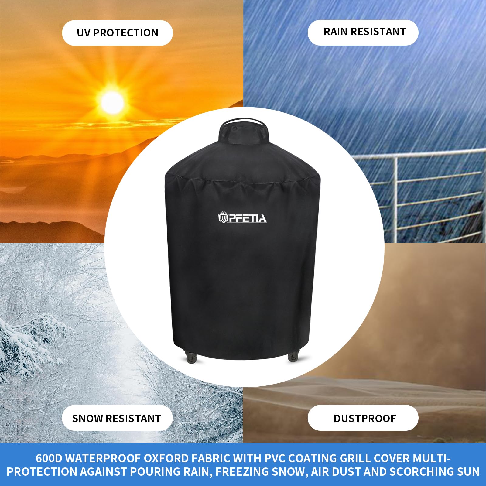 UPFETIA anti-tear stitching resists rips during outdoor use.