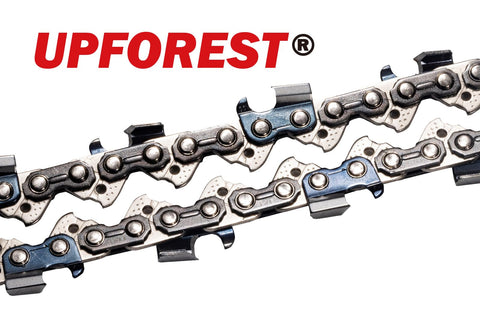 UPFOREST 18-inch chain on Sun Joe CS1518 and Black+Decker for yard tasks.