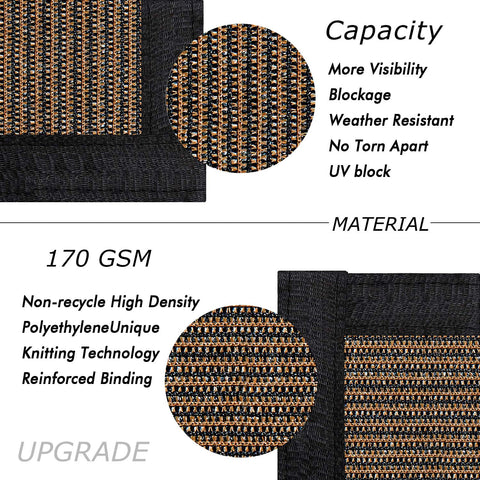 UPGRADE brass grommets reinforce edges for secure mounting and rust resistance.
