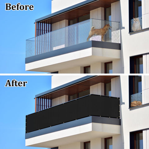 UPGRADE fence privacy screen with ties close-up highlights secure installation.