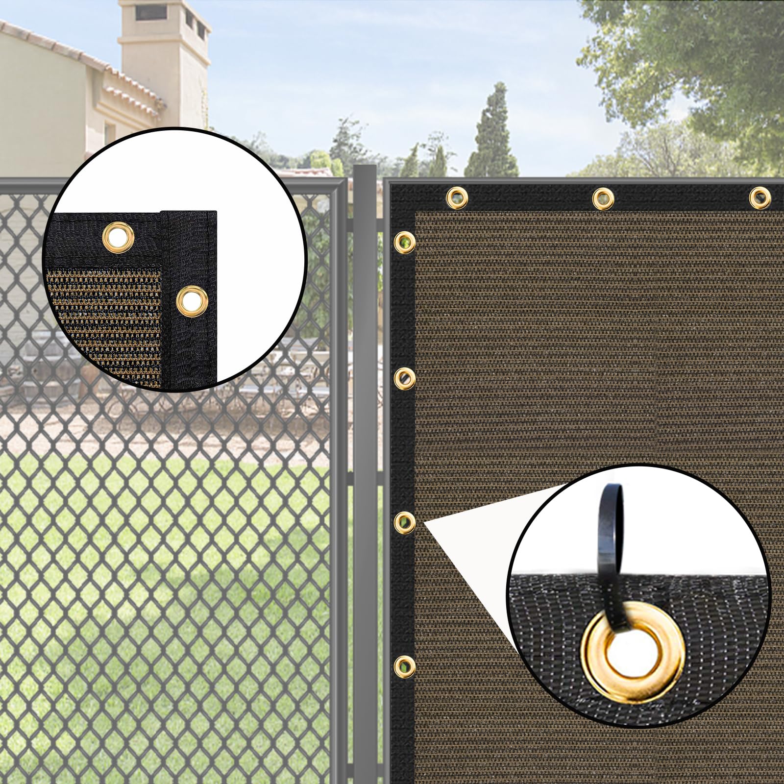 Upgrade HDPE 170gsm close-up material highlighting durability.