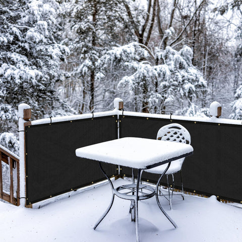 UPGRADE installation on a deck shows quick, versatile setup.