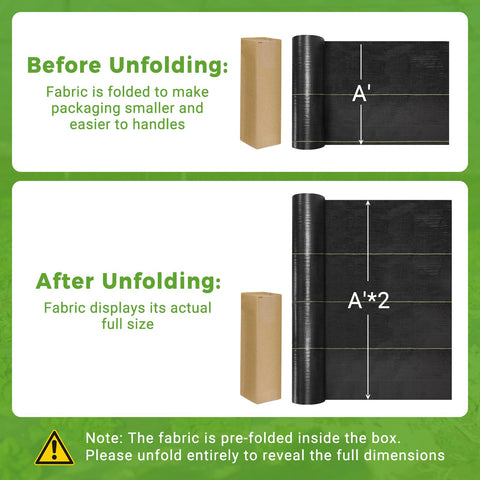 UPGRADE perforated weave allows water and nutrients to reach roots.