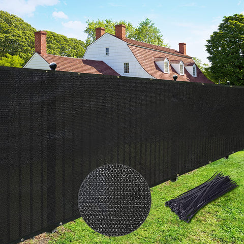 UPGRADE brass grommet privacy screen ensures durable outdoor coverage.
