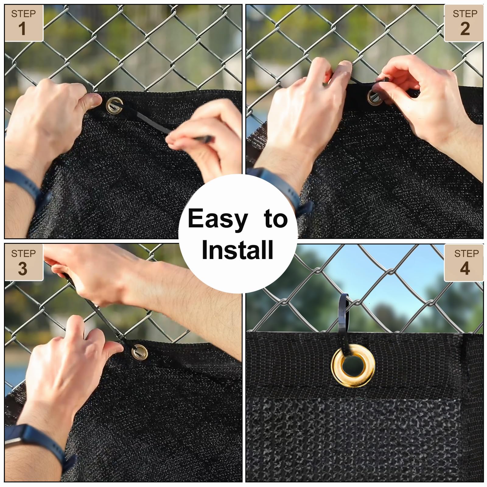 UPGRADE privacy screen demonstrates 90% blackout for seclusion.