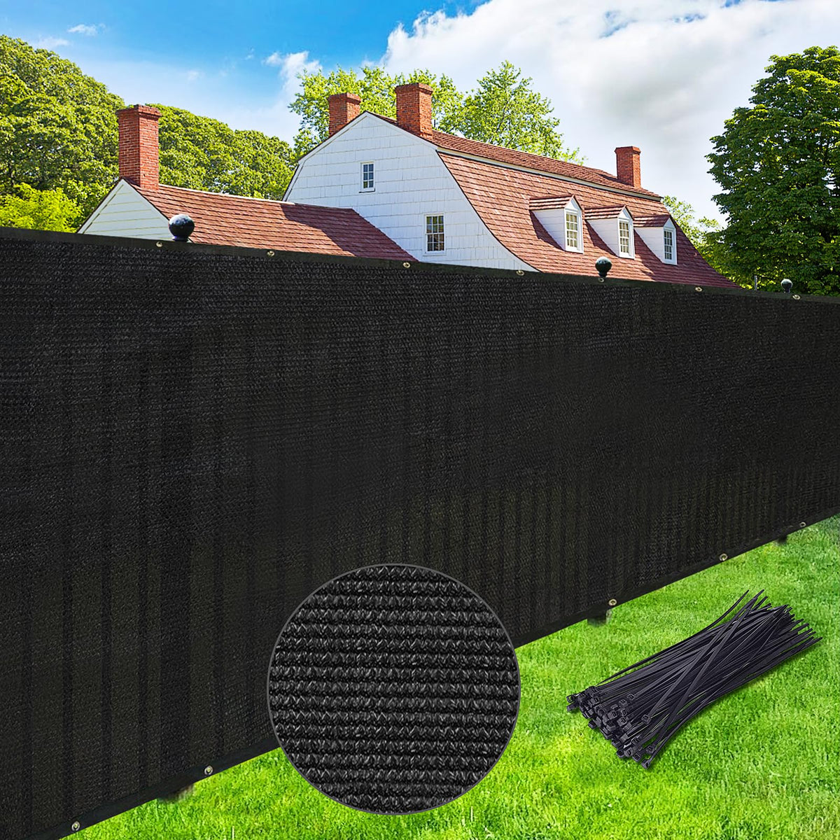 UPGRADE Privacy Screen Fence in backyard providing privacy and shade
