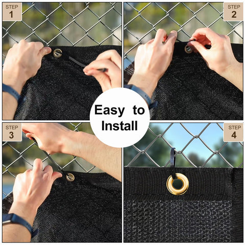 UPGRADE privacy screen installed on a balcony demonstrates private, wind resistant outdoor space.