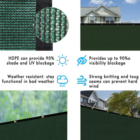 Pets enjoying a private, calm garden scene with UPGRADE privacy screen.