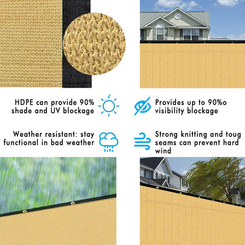 UPGRADE privacy screen ideal for yards and gardens, enhancing seclusion.