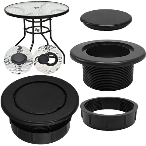 UpinFun patio table umbrella hole ring protects surfaces from pole scratches.