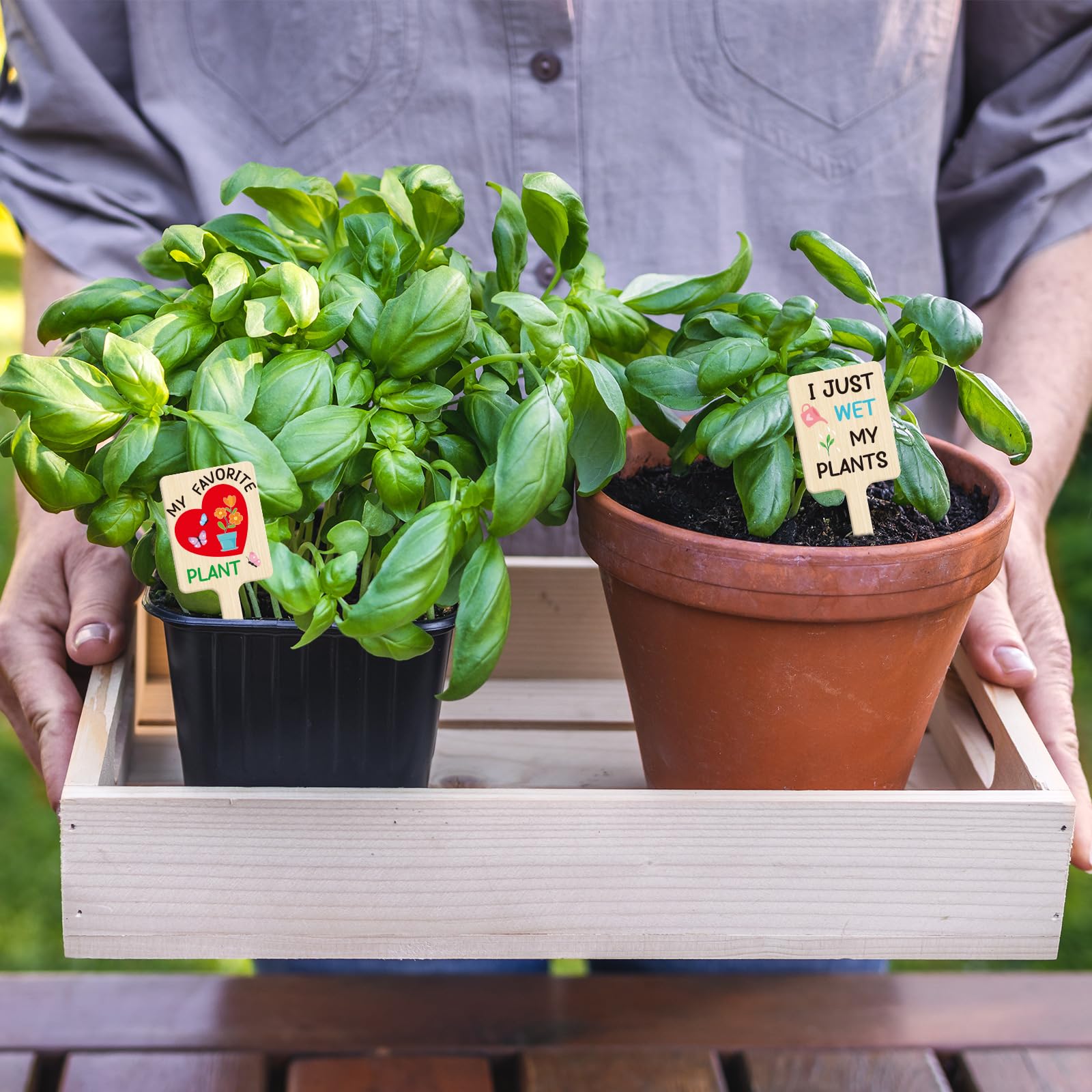 UPINS garden labels make a thoughtful gift for gardening enthusiasts.