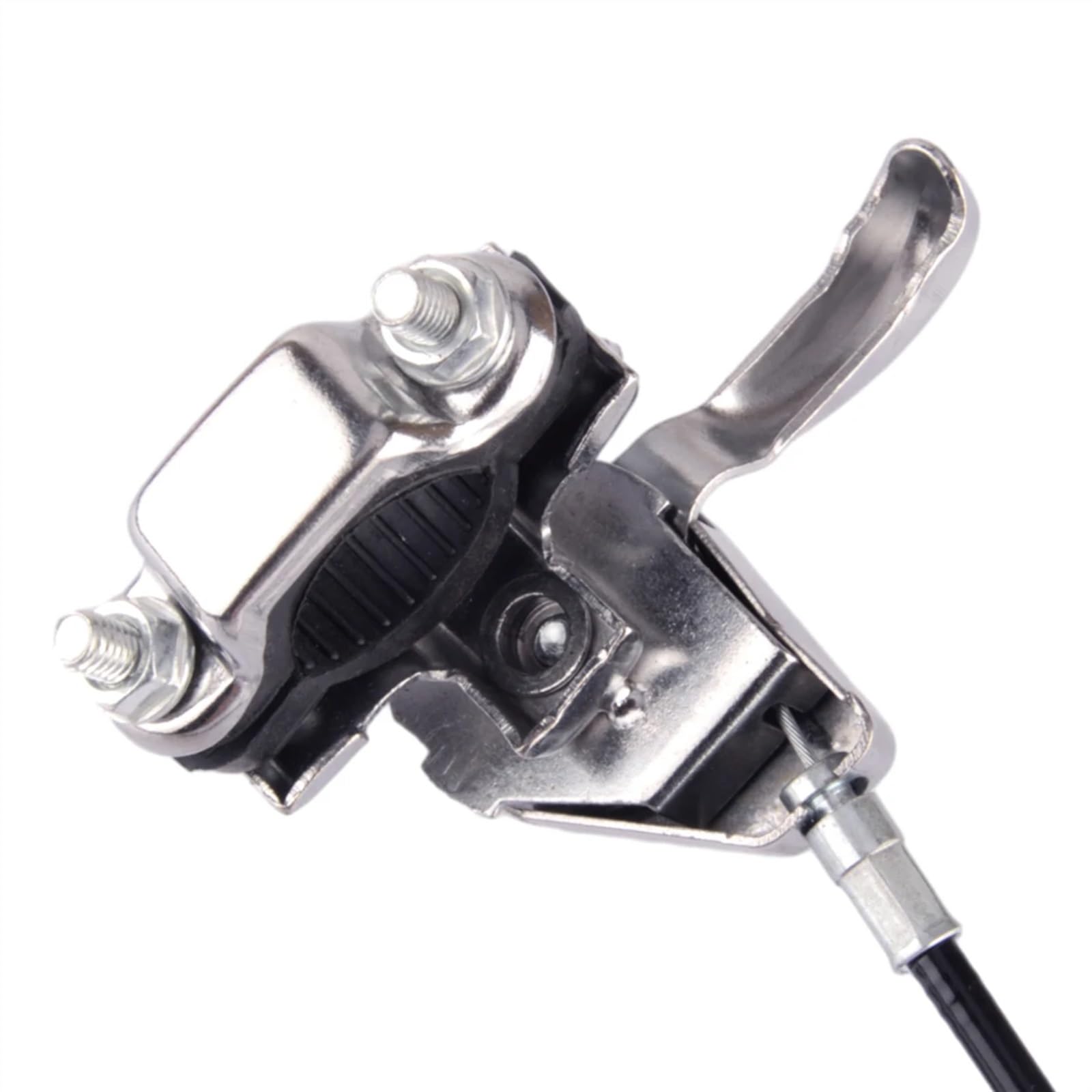 Upiyan throttle control being installed on compatible equipment for easy replacement.