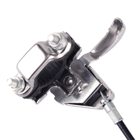 Upiyan throttle control being installed on compatible equipment for easy replacement.