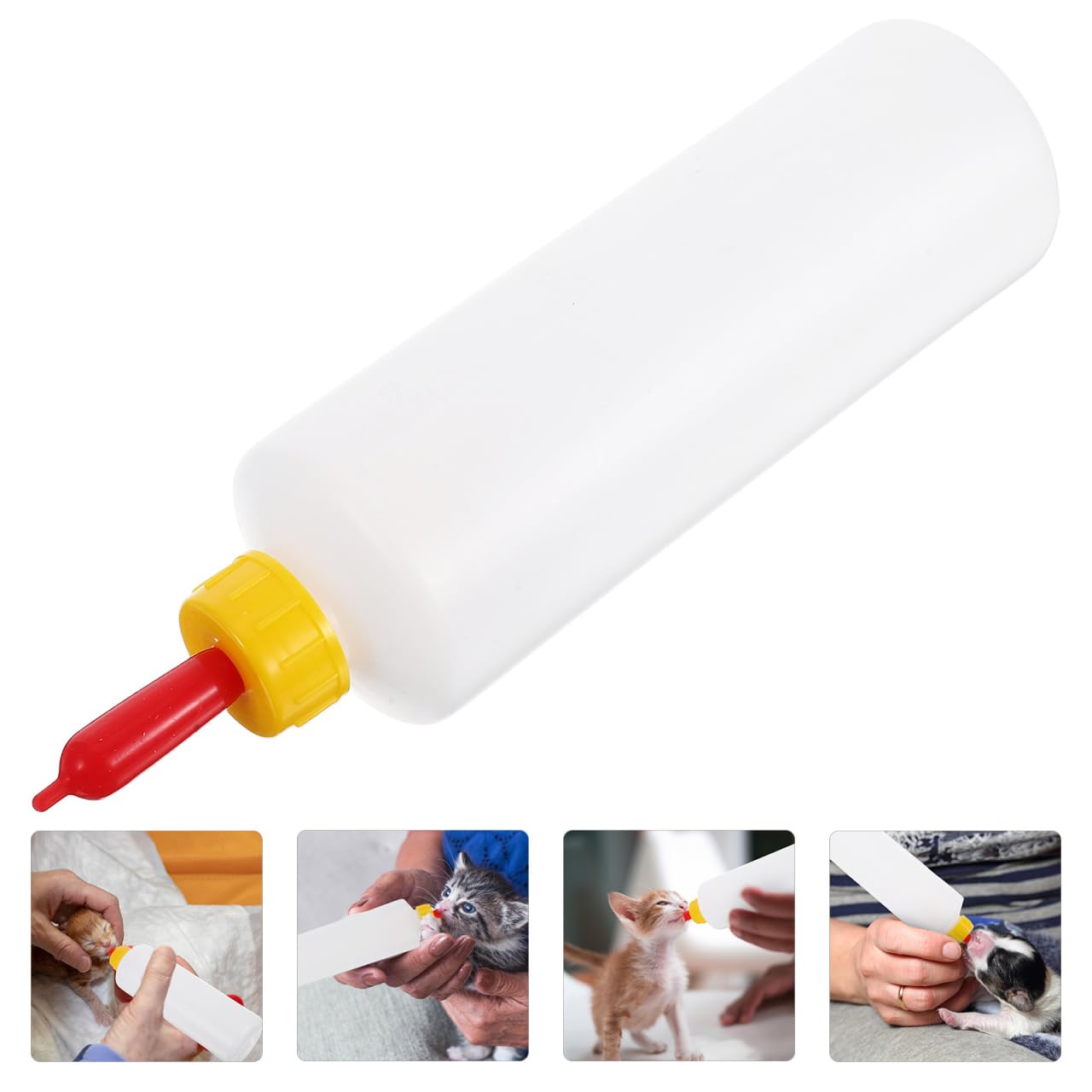 UPKOCH dog/puppy nursing bottle illustrates versatile use on mixed-species farms.