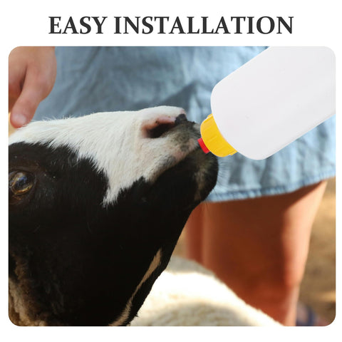 UPKOCH Farm feeding bucket system facilitates organized milking time feeding.