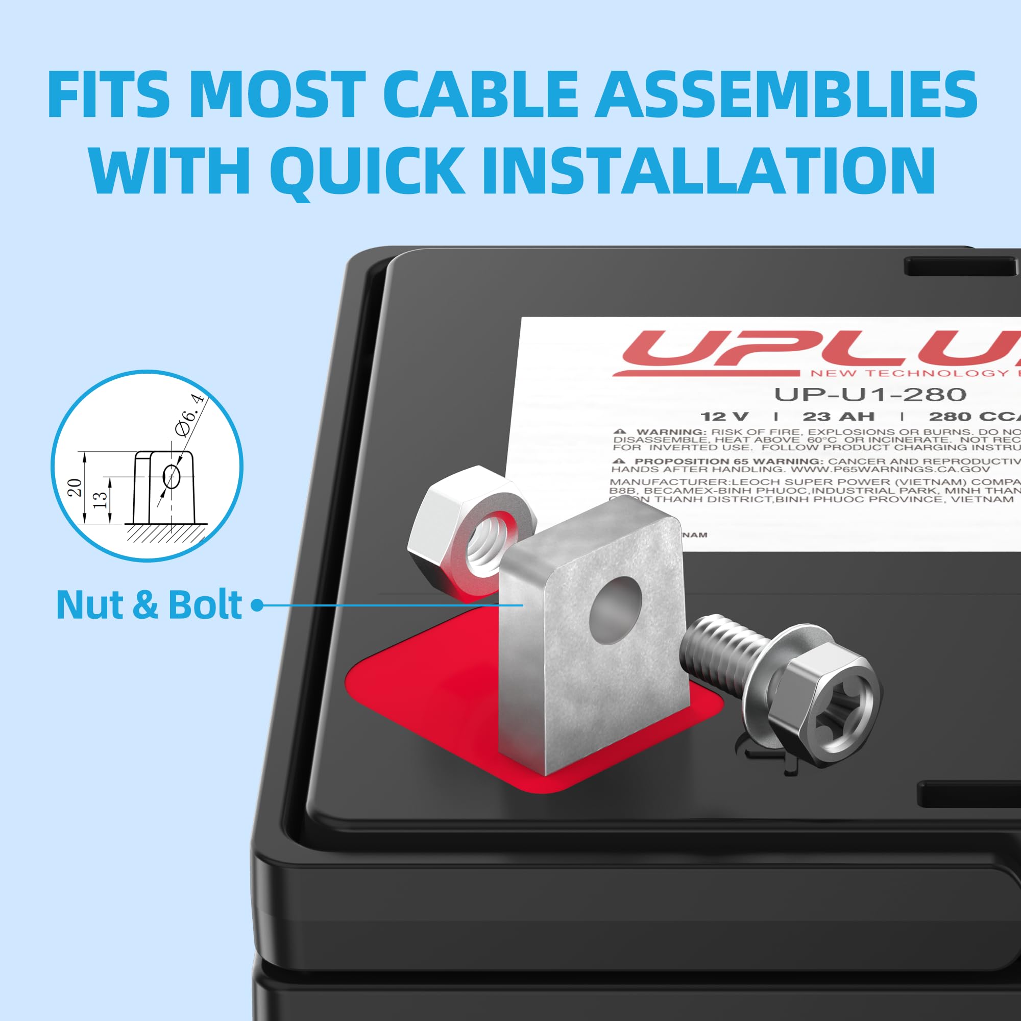 UPLUS U1 battery compatibility with John Deere, Cub Cadet, Husqvarna and more.
