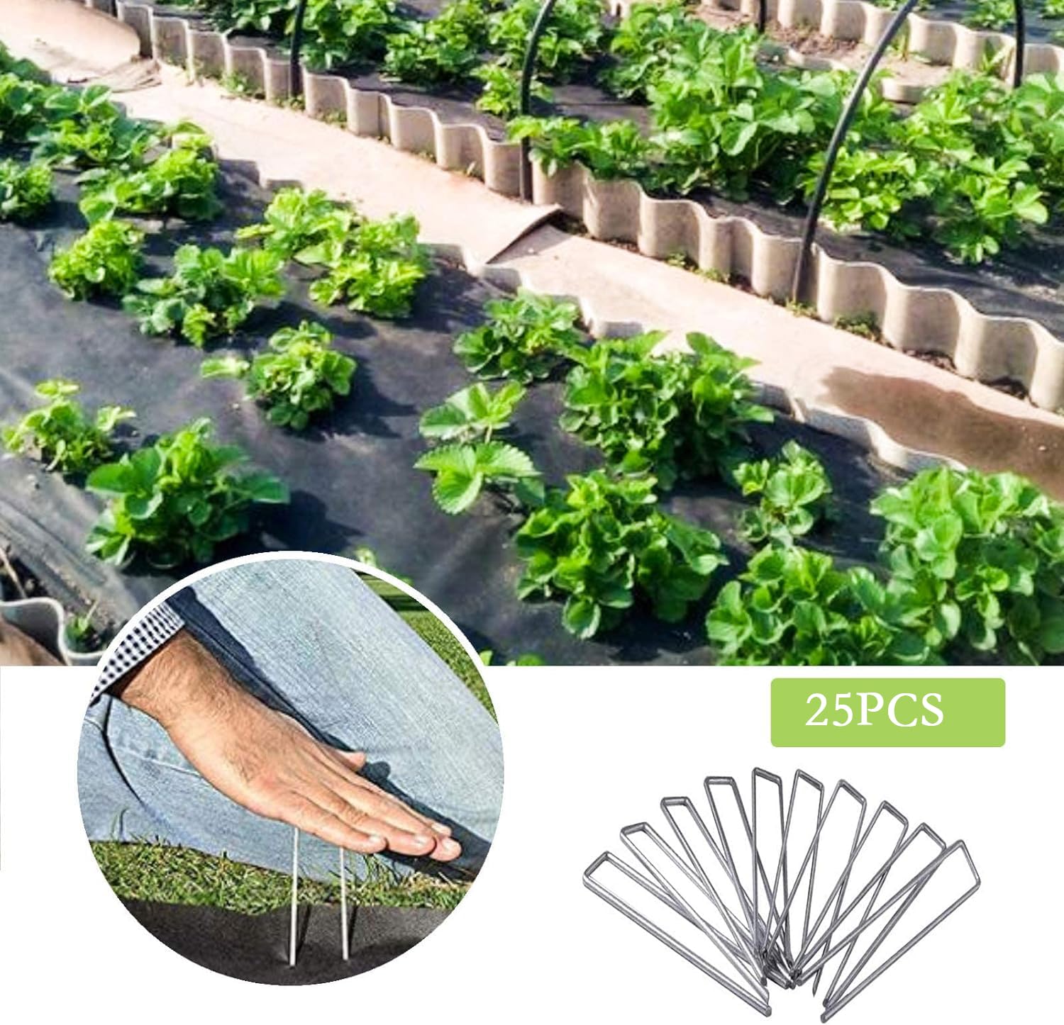 UPMCT 12-inch fence stakes protect pets by securing portable fences.