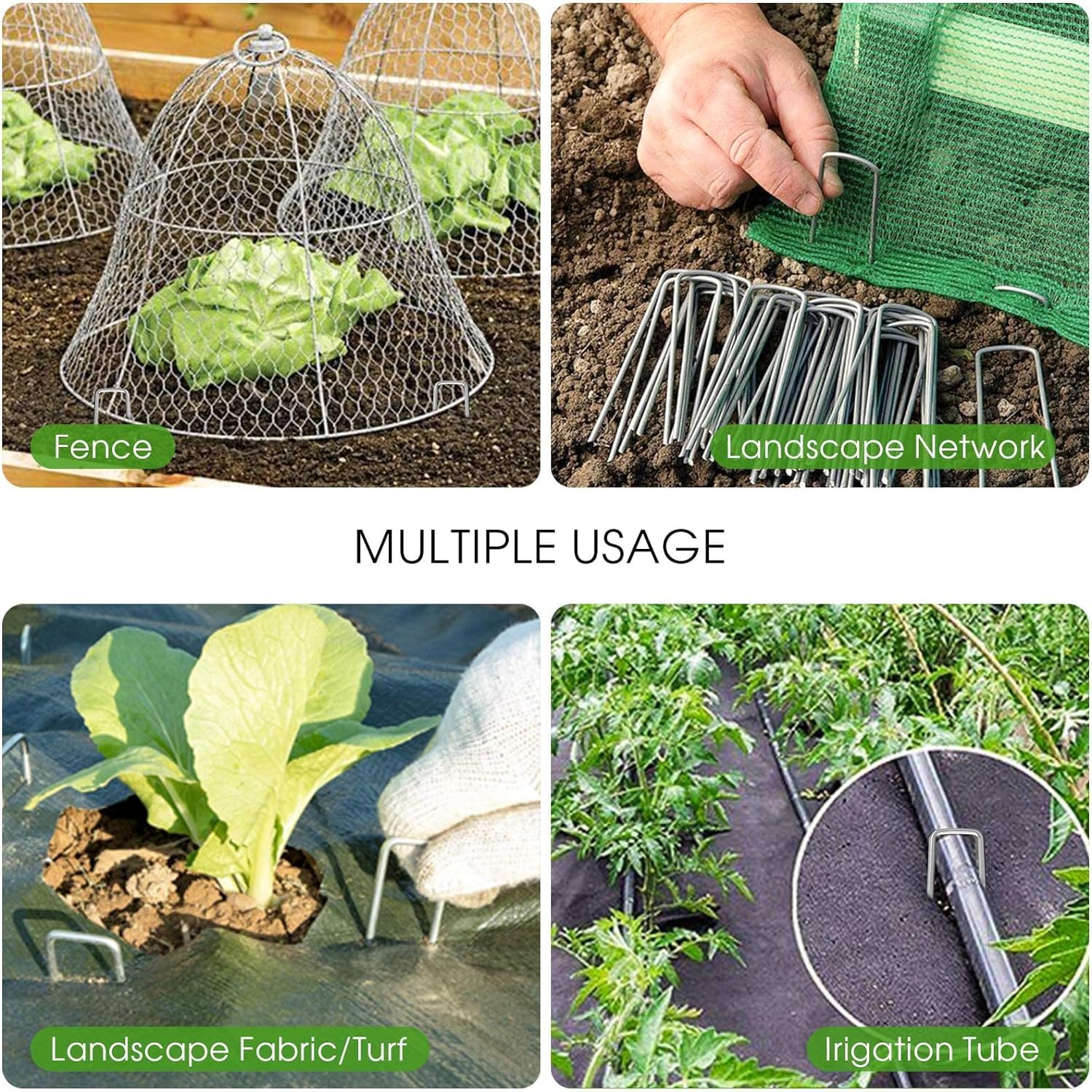 UPMCT stake used with irrigation lines to keep tubing in place