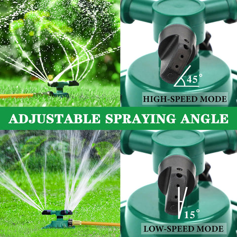UPOFFICIS yard sprinkler assembly showing easy setup for quick installation