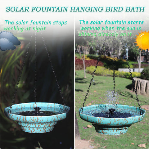 UPSJYJ patio-friendly decor that doubles as a bird bath