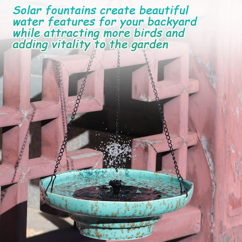 UPSJYJ water features attract birds to your patio
