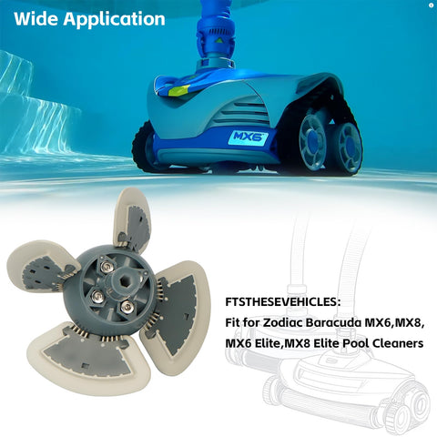 upuuup engine bearing for Zodiac MX6/MX8 reduces wear and extends life