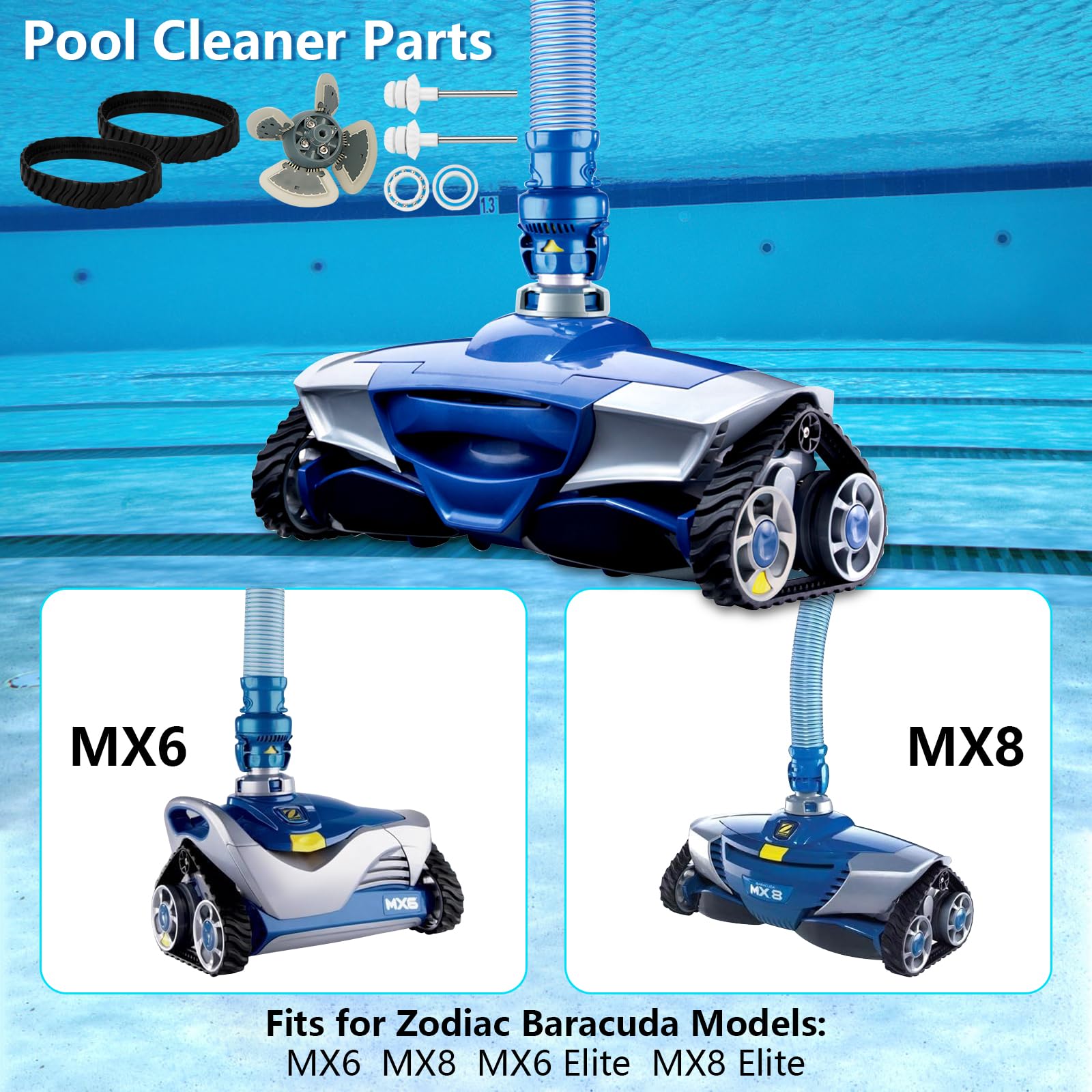 upuuup parts pack for Zodiac MX6/MX8 simplifies DIY maintenance