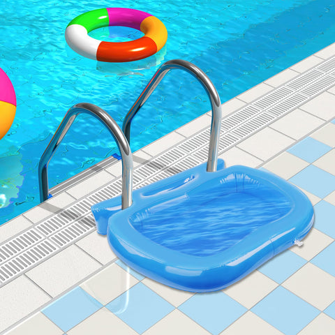 UQM above-ground pool foot wash setup adapts to different pool types.