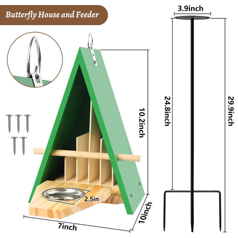 UQM adjustable metal stake fits different garden backgrounds for stable placement.