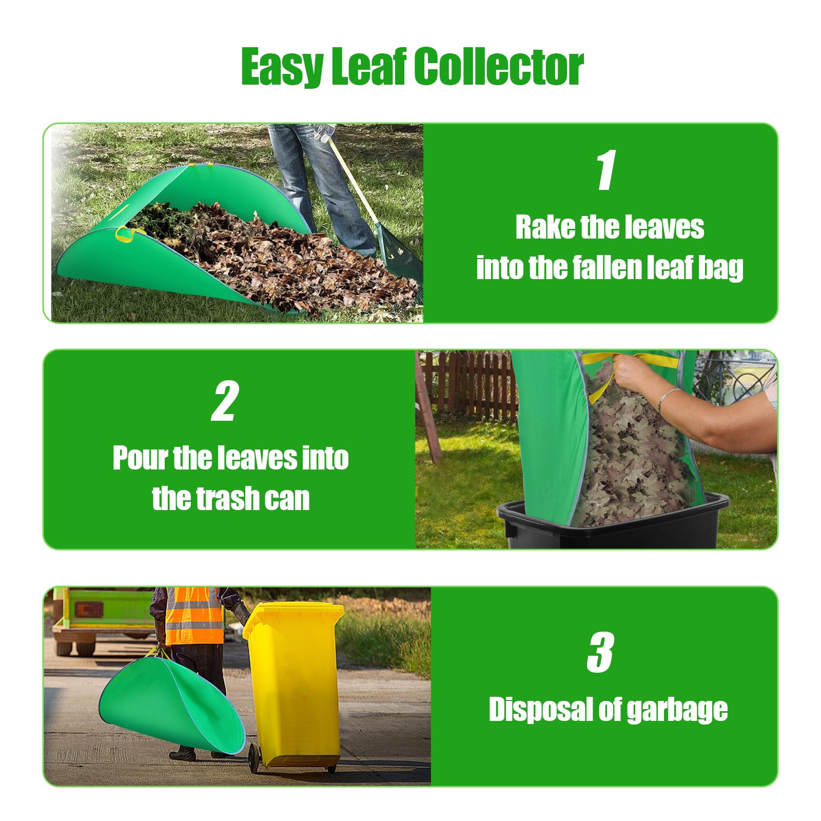 UQM Leaf Collector lightweight and durable for easy handling.