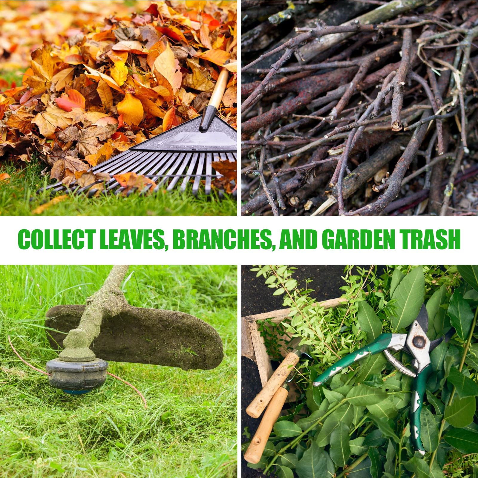 UQM Leaf Collector multipurpose use for dustpan and waste collection.