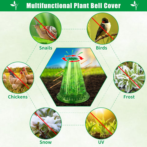 UQM mini greenhouse protection in garden bed for temperature control