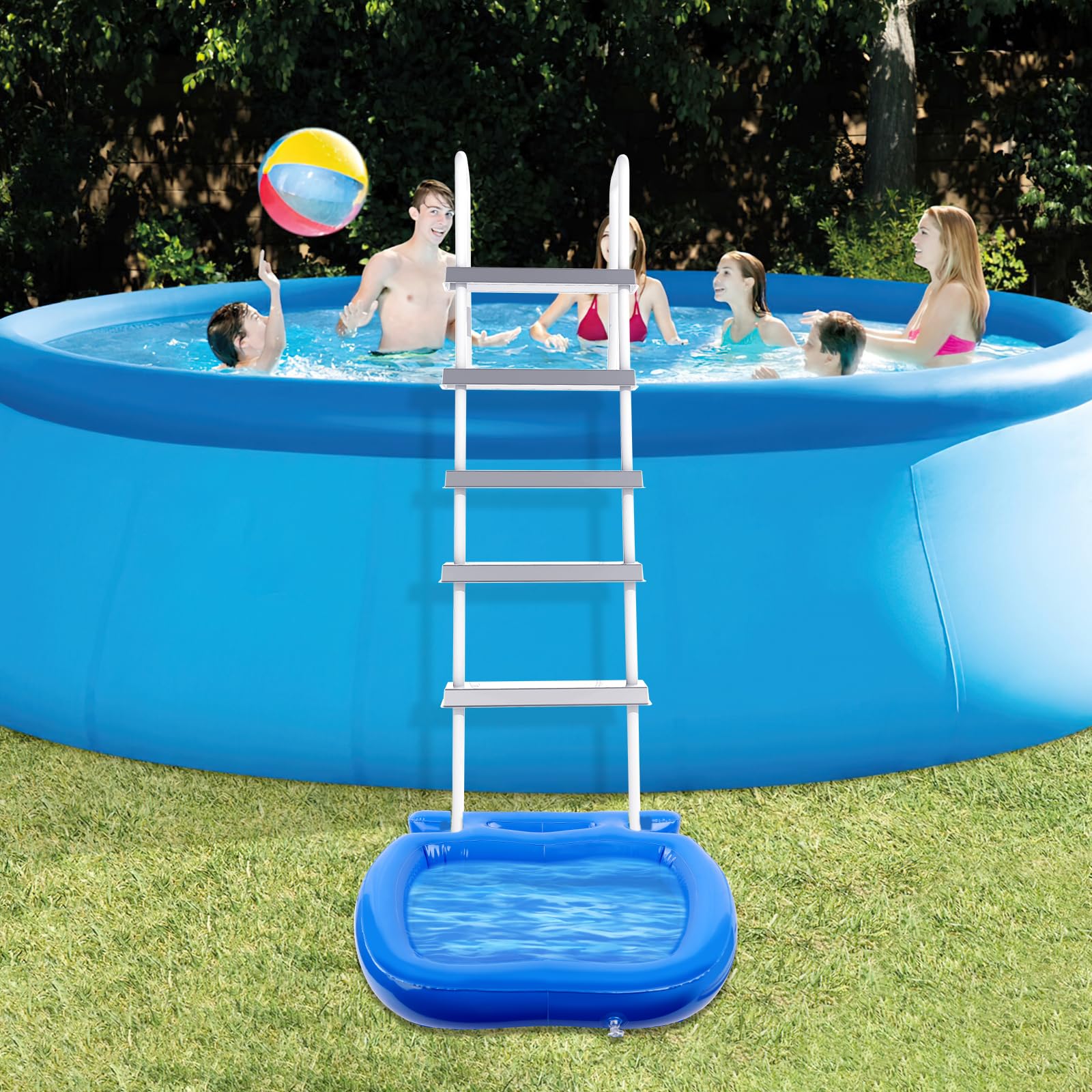 UQM quick-deflate foot wash tray for fast packing and compact carry.