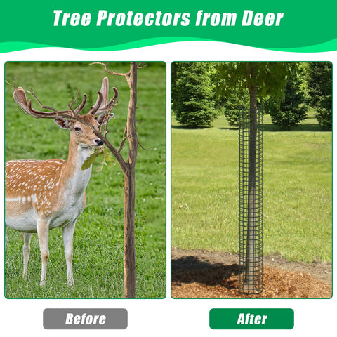 UQM ground nails anchor the protector on uneven soil for stability