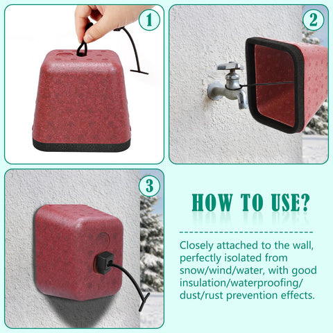 UQM waterproof edge protects faucet connections from moisture and dust.