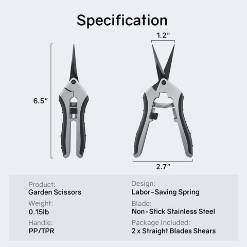 UR ADVANCE 2-pack pruning shears for versatile use or sharing
