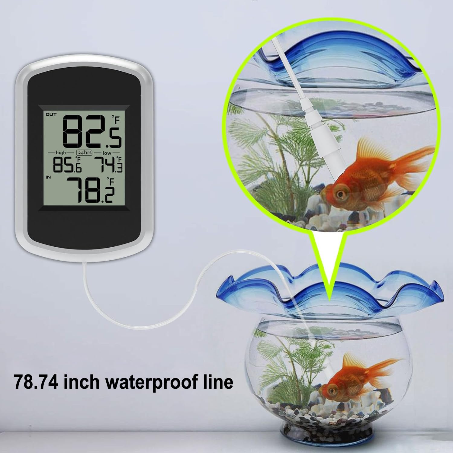 Urageuxy suitable for greenhouse, sauna, or fridge temperature checks.